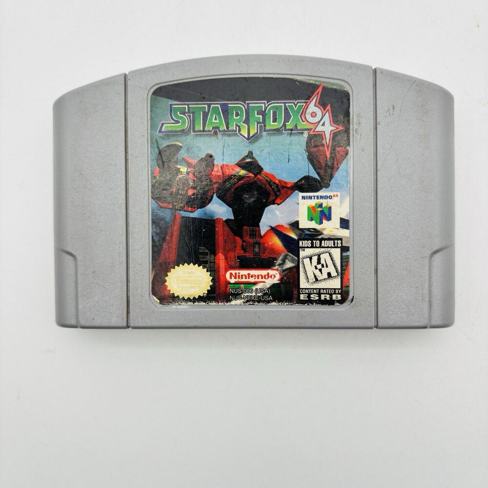 Nintendo Star Fox 64 (Nintendo 64 N64) NTSC-U/C Authentic Tested Works VG Cond